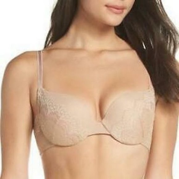 B.temptd Wink Worthy Push up Bra 958221 - Au Natural/Size 34A - Picture 3 of 4